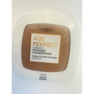 L'Oreal Paris Age Perfect Creamy Powder Foundation Compact #365 Chestnut Sealed